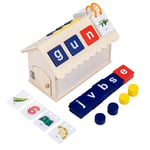 Blocks Educational Toy for Kids, 3-In-1 Matching Letter & Number Game,8944