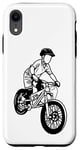 Coque pour iPhone XR Vélo de montagne Garçon Amoureux du vélo de montagne