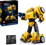 LEGO Icons Transformers Bumblebee Action Figure Building Set, Collectible Robot