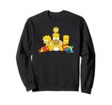 The Simpsons Homer Lisa Bart and Maggie Portrait Sweatshirt