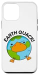 Coque pour iPhone 12 mini Earth Quack Jeu de mots drôle tremblement de terre