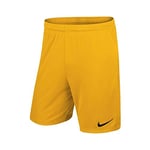 Nike Park II Knit Short Mixte Enfant sans Slip Intérieur, Jaune (University gold/black), M