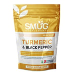 Turmeric & Black Pepper Capsules - SMUG Supplements - 60 Pills - Made in Britain