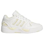 adidas Femme Midcity Low Shoes Chaussures de Basket-Ball, Core White/Easy Yellow/Core White, 35.5 EU