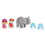 Paw Patrol Jungle Pups Figursett - Marshall, Skye og Elefant