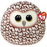 TY WHOOLIE OWL The Squish-A-Boos Collection Soft Toy Plush Cushion 14" 39378