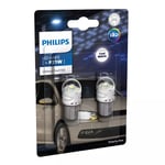 Philips BA15s P21W Led Vit Lampa Backljus / Blinkers Bromsljus Dimbakljus 11498CU31B2