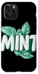 iPhone 11 Pro Charming Mint Graphics for a Fresh Look Case