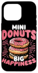 Coque pour iPhone 16 Pro Mini beignets, Big Happiness Mini Donuts