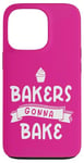 Coque pour iPhone 13 Pro Bakers Gonna Bake Cupcake Love Baking