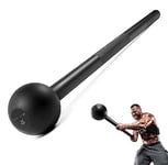 Yes4All Mace Bell en Acier pour la Musculation, Les épaules, Les poignées et Les Avant-Bras – Macebell de 4,5 kg, Noir