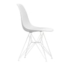 Vitra - Eames RE Plastic Chair DSR 85 Cotton White, White Base - Spisestoler - Charles & Ray Eames - Hvit - Metall/Plast