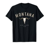 Montana Big Sky Country Longhorn Skull T-Shirt