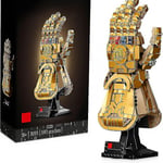 Marvel Infinity Gauntlet Set 76191 Samlarhandske Thanos med Infinity Stones, Set, Avengers presentidé för vuxna och tonåringar