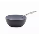 GreenPan 20cm Chefs Pan Venice Pro Hard Anodised Ceramic Non-Stick, Forged Base