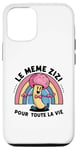 Coque pour iPhone 14 le meme zizi pour toute la vie EVJF humour future Mariée