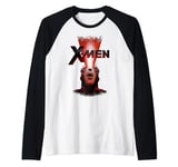 Marvel X-Men Cyclops Looks Up Raglan Baseball Tee