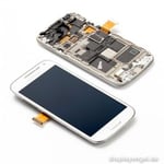 Samsung LCD Skærm for Galaxy S4 Mini Hvid GT-I9195