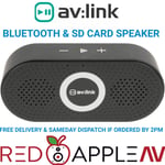 20 x AV Link Black Bopp Rechargeable Portable Bluetooth Speaker TF/Micro SD Slot