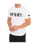 Plein Sport TIPS400 Mens short sleeve t-shirt - White - Size Medium