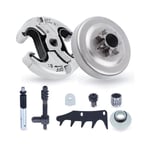 Kit de Pignon pour Husqvarna 445 445II 450 450II Tronçonneuse, adefol .325 Pignon (7 dents) avec Embrayage + Griffe + Pompe à Huile + Roulement