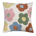 Daisy Rosa Blommor Teddy Kuddfodral 45x45 Redlunds