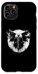 Coque pour iPhone 11 Pro Black Magic Book Bat – Chauve-souris effrayante monstre Halloween Lover