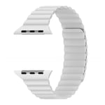 Apple Watch Series 4 40mm klockband av delat läder - Vit