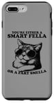 Coque pour iPhone 7 Plus/8 Plus Lunettes de soleil rétro Smart Fella Cat Graphic