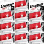 10 x ENERGIZER 1220 Lithium Batteries CR1220 DL1220 3V