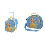 Disney The Lion King Hakuna - Small 3D Backpack with Wheels + 3D Lunch Bag