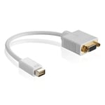 HDSupply DA040 Adaptateur Mini DVI/ VGA (Mini DVI mle à VGA femelle) 0, 15 m blanc