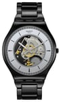 Swatch SS07B113G TRAIN THE HANDS (42mm) Silver Open Heart Watch