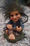 50228  KORRIGAN  FIGURINE POILU TROLL NORVEGIEN LUTIN  PIXIES FARFADET TROLLS