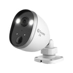 Swann 2K Outdoor Spotlight Wi-Fi Security Camera 1 Pack White