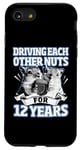 iPhone SE (2020) / 7 / 8 12th Wedding Anniversary Driving each other Nuts 12 Years Case