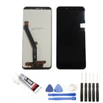 VITRE TACTILE + ECRAN LCD  POUR HUAWEI HONOR 7A 5.7" NOIR  + OUTILS + COLLE