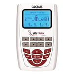 Globus Électrostimulateur neuromusculaire professionnel 4 canaux Ami pro Blanc