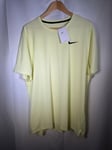 Nike Pro Dri-Fit Men’s Training T Shirt Yellow XL Brand New