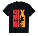 Youth 6 Year Old BMX Birthday Gift Party Boys Dirt Biking 6th T-Shirt