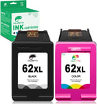 62 Xl Cartouches D'Encre Pour Cartouche 62Xl Pack Noir Et Couleurs Envy 5548 5540 5541 5542 5543 5544 5545 5546 5547 5640 5642 5644 5646 7640 7645 Officejet 200 5740 5742 5744 Imprimante