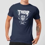 T-Shirt Homme Marvel - Thor Ragnarok - Triangle Asgardien - Bleu Marine - L