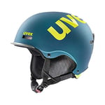 uvex Hlmt 50 - Casque de Ski pour Hommes et Femmes - Réglage de la Taille Individuel - Ventilation Optimisée - deep Emerald Matt - 52-55 cm