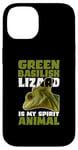 iPhone 14 Green Basilisk Lizard Is My Spirit Animal Herpetologist Case