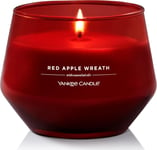 Yankee Candle Studio Scented Candle, Red Apple Wreath Medium Candle, Long Burni