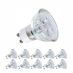 sanlumia 10X LED GU10 5W, Super High CRI 90+ Spotlight Bulb, 420lm 38 Beam Angle, Non-Dimmable, 50W Halogen Equivalent, Cool White 6400K