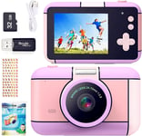 Yunlone Kids Digital Camera Selfie Camera for Kids Children 3-10 Years 1080P FHD