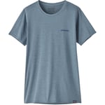 Patagonia Womens Cap Cool Daily Graphic Shirt -Waters (Blå (BL: THERMAL BLUE X-DYE) Small)