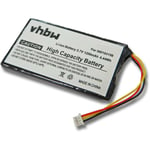 vhbw batterie compatible avec TomTom AVN4430, Eclipse, TNS410 système de navigation GPS (1200mAh, 3,7V, Li-Ion)