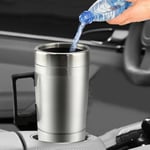 YORKING Thermos Travel Mug Cup 12V Car Thermos Thermal Heating Mug Cup Kettle Plug Heated Auto Adapter